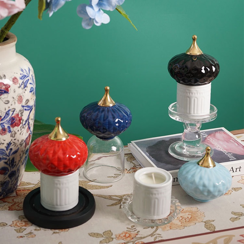 VIĆI Italian Design Creative Castle Ancient Architecture Ceramic Jar