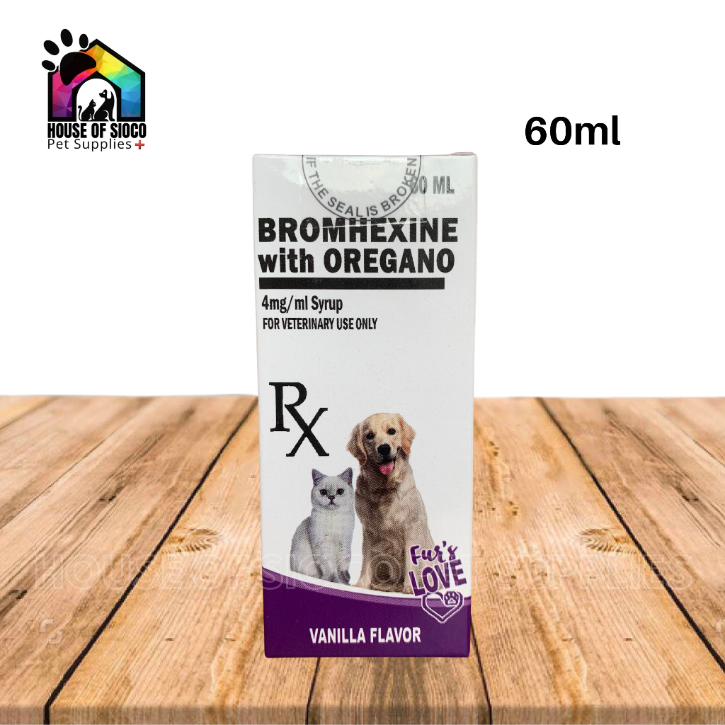 Fur's Love Bromhexine w/ Oregano (cough & cold) Syrup For Pets 60ml