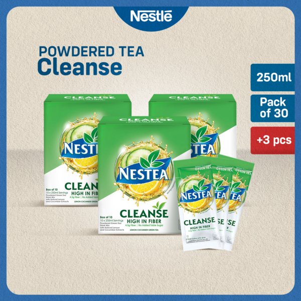 NESTEA Cleanse Lemon Cucumber Powdered Green Tea with Fiber 250ml