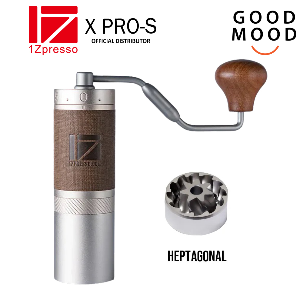 1Zpresso XPro S Manual Coffee Grinder with Heptagonal Burr X PROS