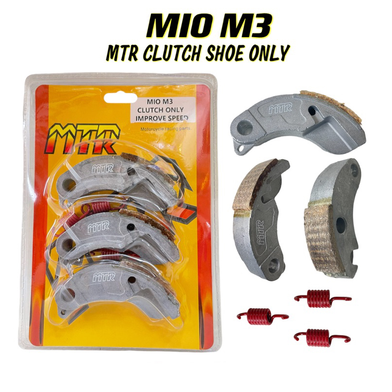 Mtr clutch shoe 3 pads mio i 125,m3,mio soul i 125 2ph gt125 clutch
