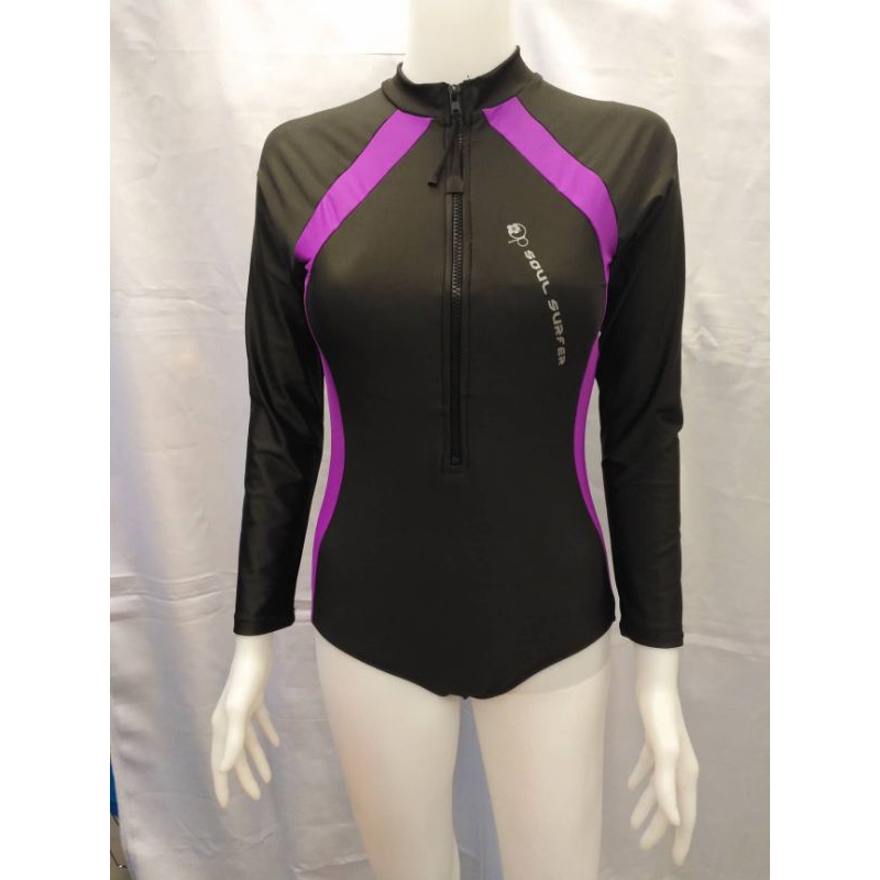 [GOODBUYKIKAY] PADDED PLAIN ORIGINAL OP OCEAN PACIFIC ONEPIECE RASHGUARD SWIMWEAR FOR WOMEN