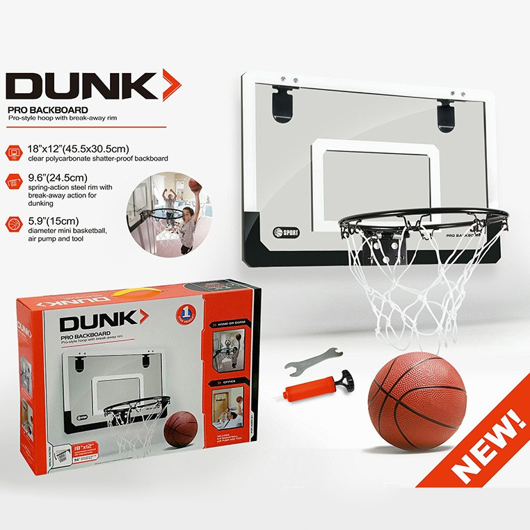 Mini Basketball Hoop Board Indoor Metal Basketball Hoop Support Dunk