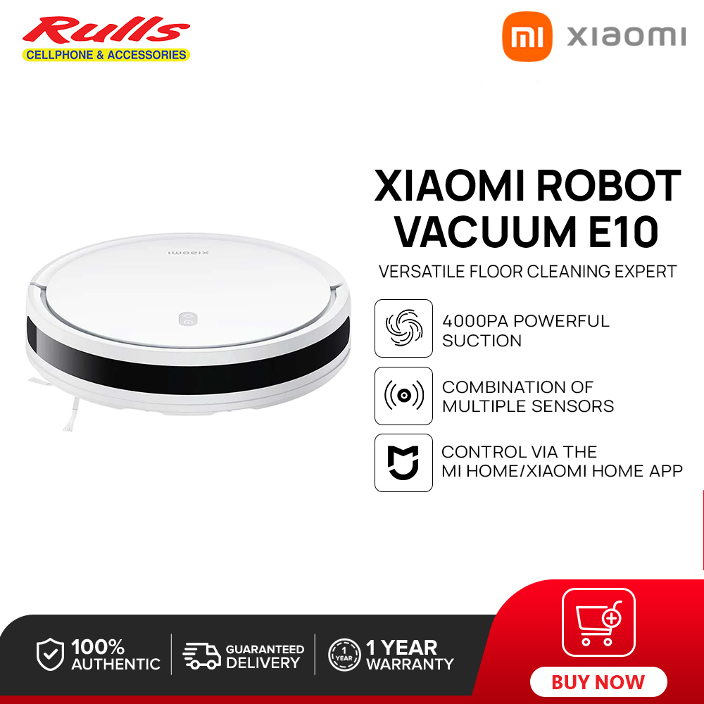 Xiaomi Robot Vacuum E10 4,000 Pa Powerful Suction Combination of