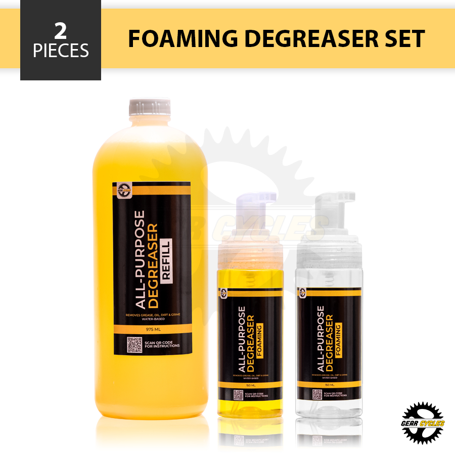 (Refill Set) Gear Cycles Foaming Degreaser All Purpose Degreaser