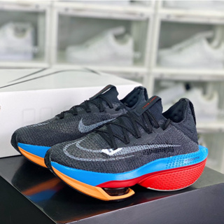 NIke Air ZoomX AlphaFly NEXT% 2 Black Blue Unisex Running Shoes