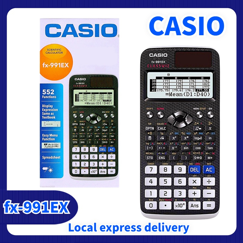 CASIO Fx991EX Scientific Calculator Generation Contains Functions