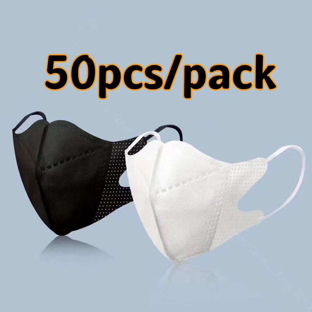 F4 50pcspack Cod 3 Layer Breathable Disposable Face Mask Shopee Philippines