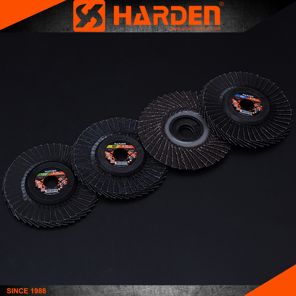 Harden 100 X 16mm X 40,60,80,120# Flexible Flap Disc Abrasives Tools ...