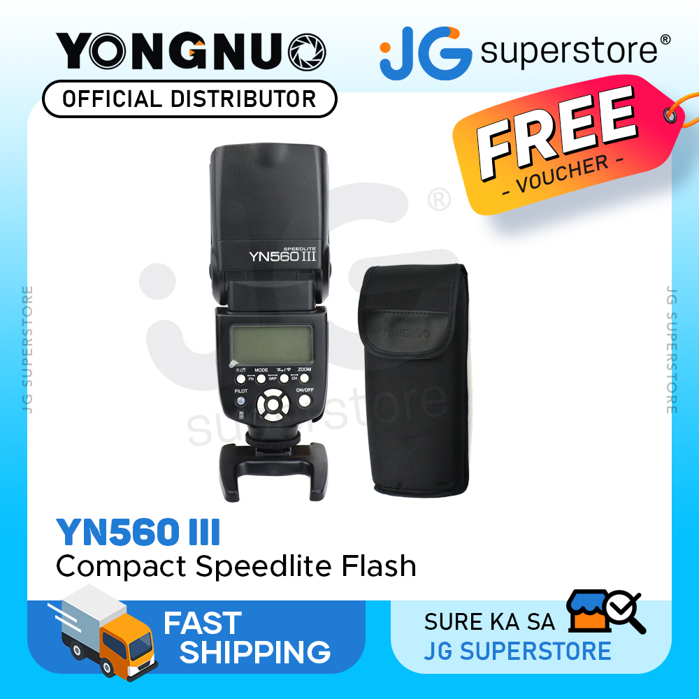 YN-560 III Ultra-long-range Wireless Flash Speedlite With Metal Hot Shoe For Canon / Nikon / Pentax / Olympus DSLR Camera(Black - View #5