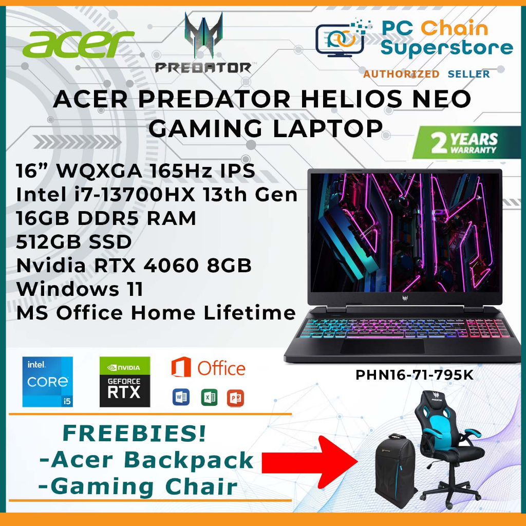 Laptop with discount free gaming chair