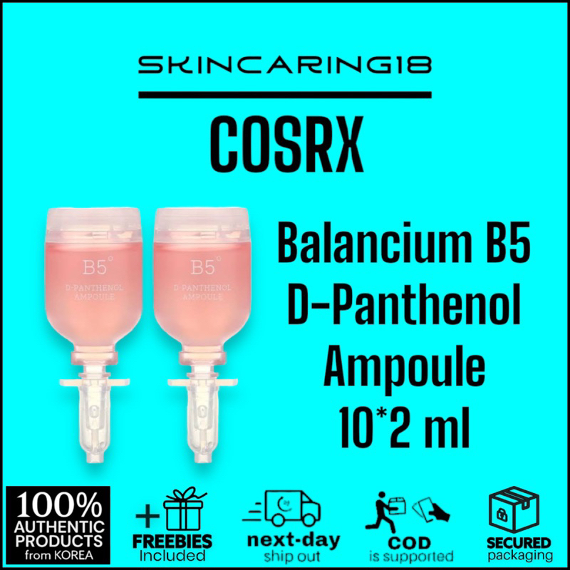 COSRX Balancium B5 DPanthenol Ampoule 10ml*2 by Skincaring18 Shopee