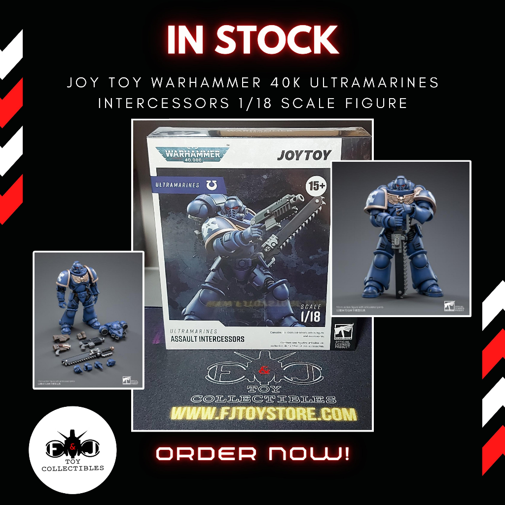 Joy Toy Warhammer 40K Ultramarines Intercessors 1/18 Scale Figure Shopee Philippines