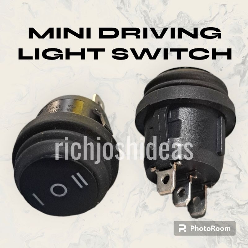 3 WAY SWITCH MDL MINI DRIVING LIGHT HI & LOW ROCKER SWITCH Shopee