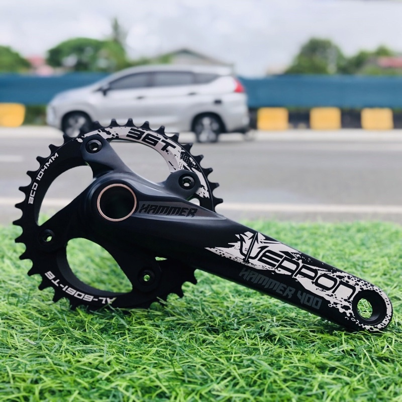 Bicycle Crankset Weapon Crankset 1x Hollowtech Bike Smart WEAPON