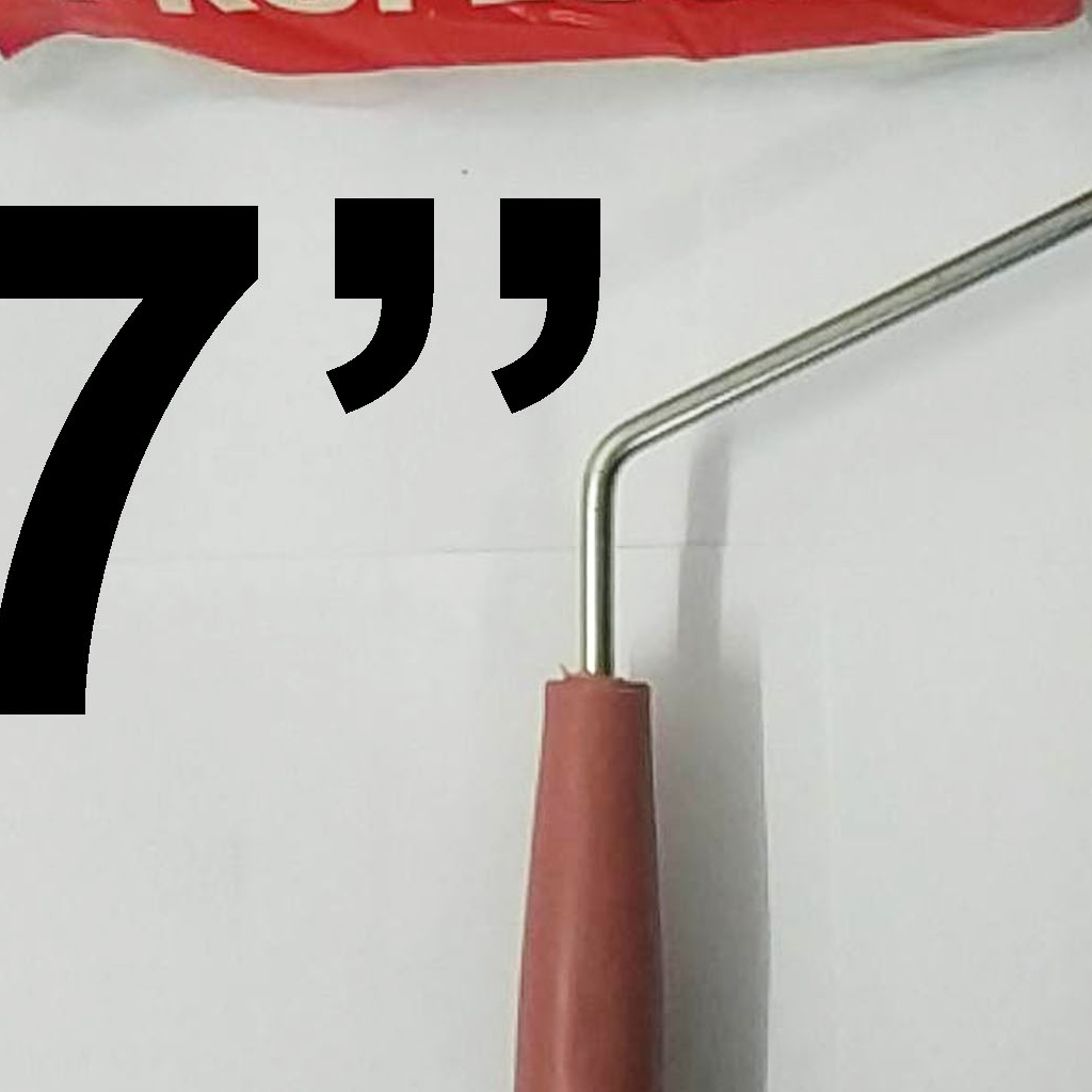 GENERIC ROLLER BRUSH 7" WITH HANDLE PAINT BRUSH ( WITH HANDLE