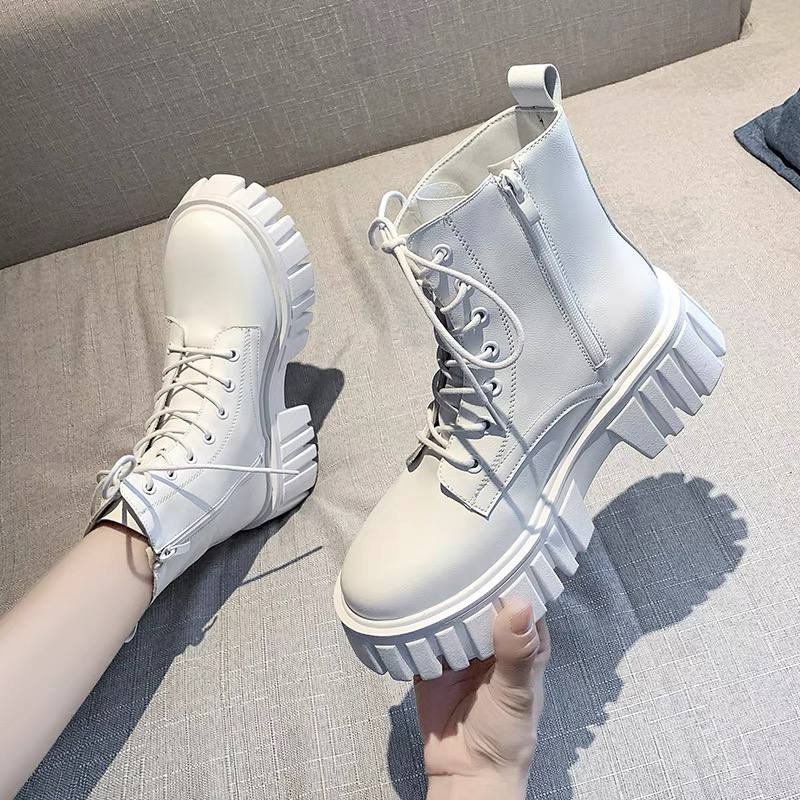 YM Korean Fashionable Highcut Boots For Women #PH-222 | Shopee Philippines