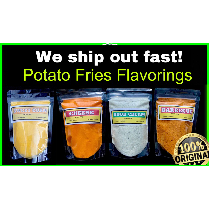 ORIGINAL Potato Fries Corner Powder PC Flavorings (50g,100g,250g