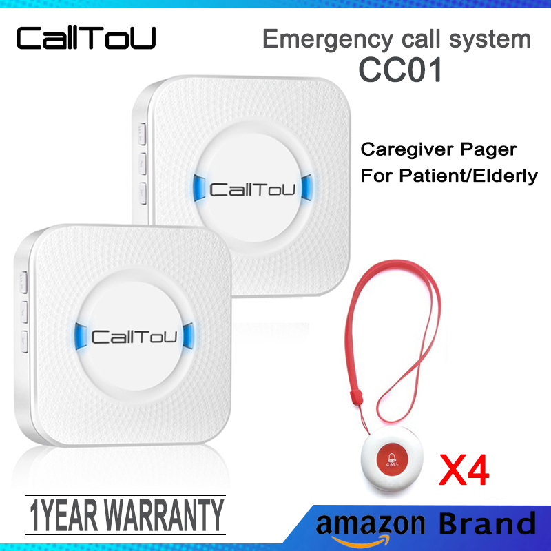 CallToU Elderly Wireless SOS Call Button Emergency Help Alarm Bell for ...
