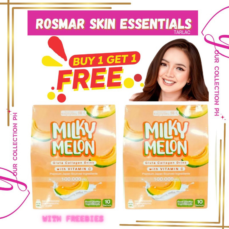 ROSMAR B1T1 MILKY MELON BEAUTY DRINK Gluten Free Shopee Philippines