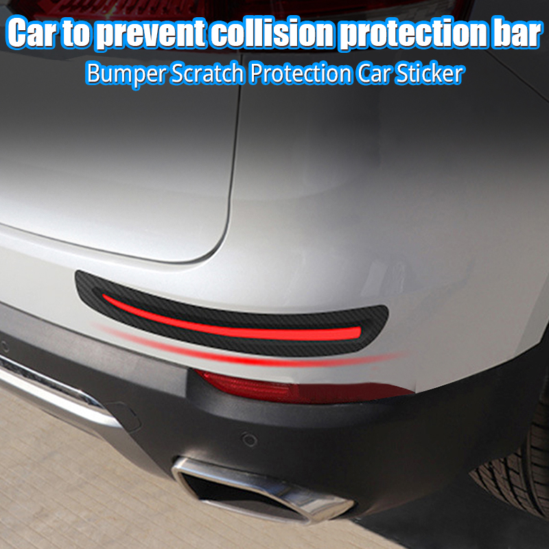 2Pcs Car Edge Corner Guard Strip Bumper Scratch Protection Car Sticker