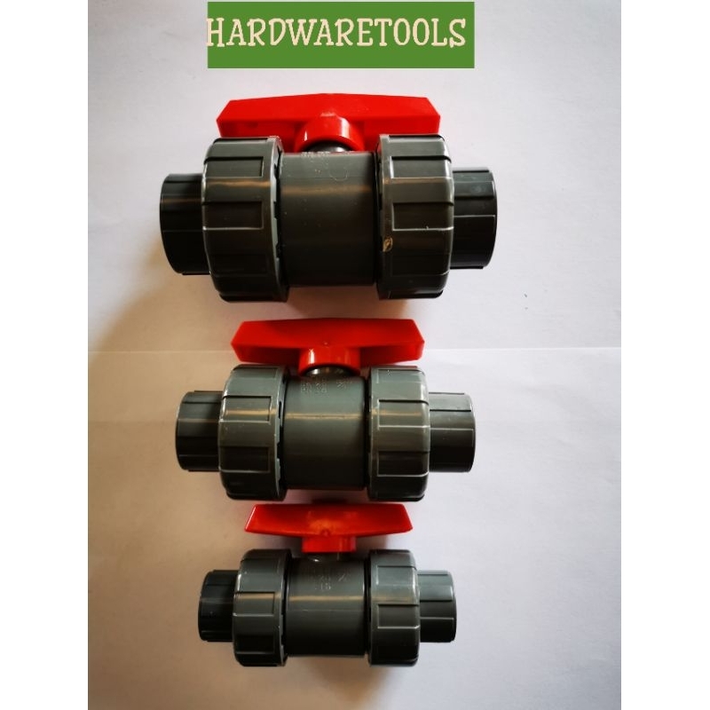 Ecodex Pvc True Union Ball Valve Plain 1 2 3 4 1 Heavy Duty Shopee
