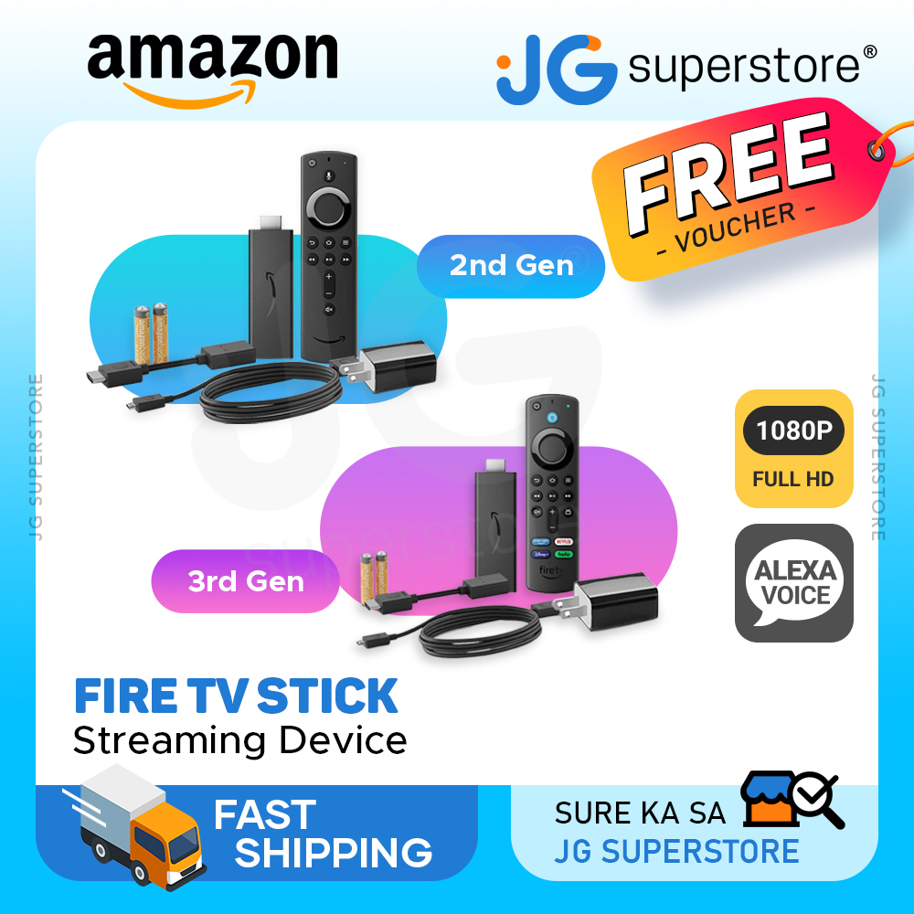 Amazon Fire Tv Stick 3rd Generation Streaming Media Player With 2nd Gen 3rd Gen Alexa Voice