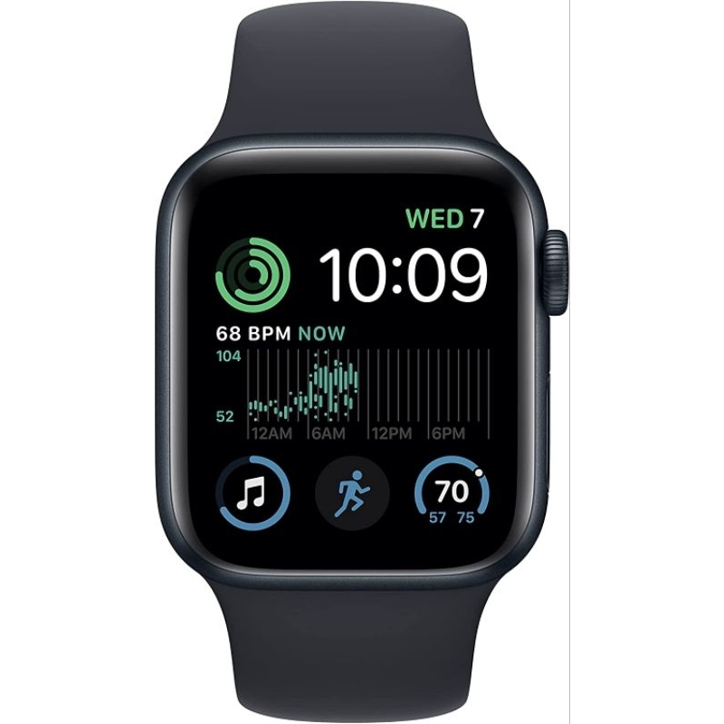 Apple Watch SE (2nd Gen) [GPS 40mm] Smart Watch w/Midnight Aluminum