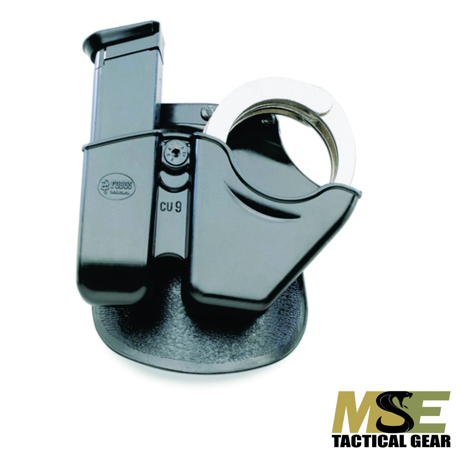 Handcuff and Magazine Paddle Holster, 9 mm and 40 caliber, Universal