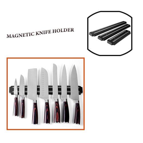 Wall Mounted Magnetic Knife Holder for Wall No Drilling Space Saving ...