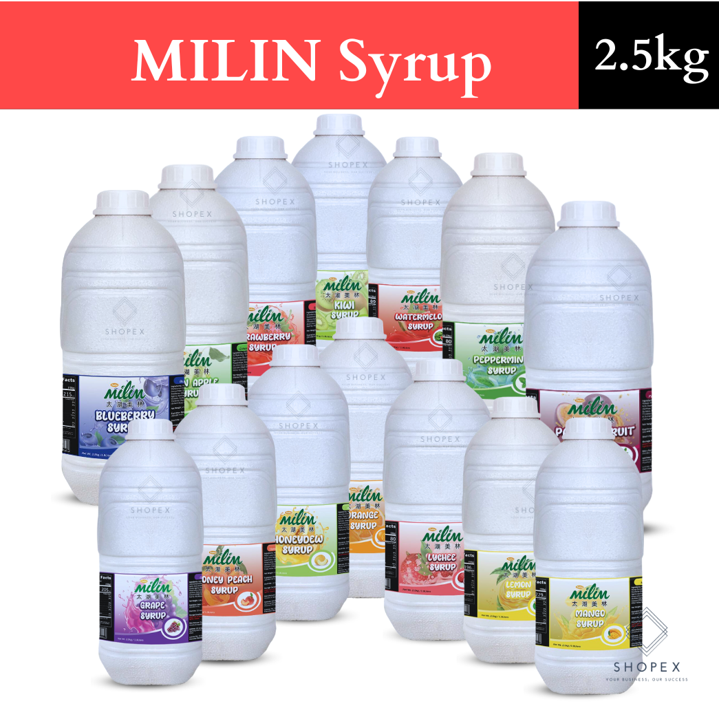 Milin Syrups 2.5kg / Milin Concentrated Fruit Syrup 2.5kg / Fruit Tea