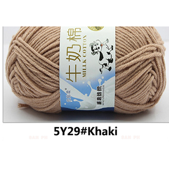 【2023 New Color】5ply 50g Yarn Milk Fiber Knitting Wool Crochet Yarn ...