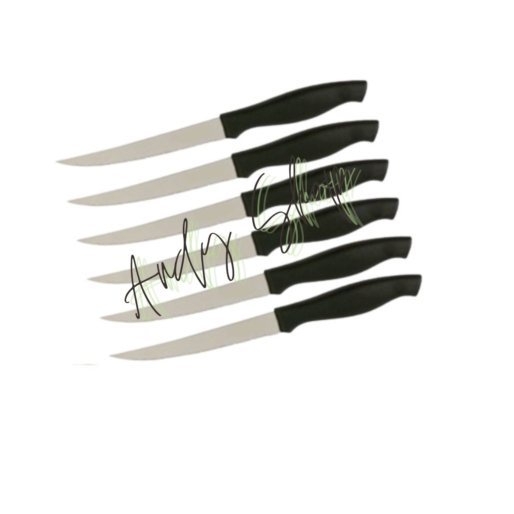 6pcs Stainless Steel Steak Knives Knife Set Steak Knife Utility Knife