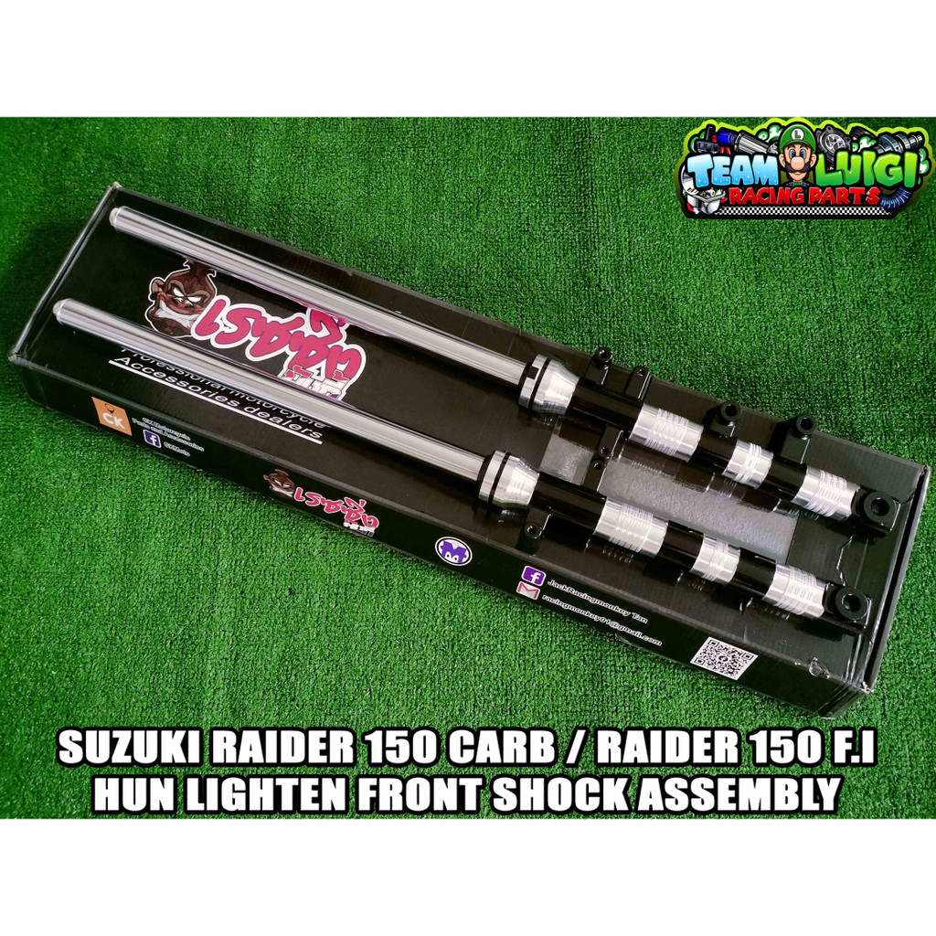 RACING MONKEY LIGHTEN FRONT SHOCK ASSEMBLY FOR SUZUKI RAIDER 150 CARB ...