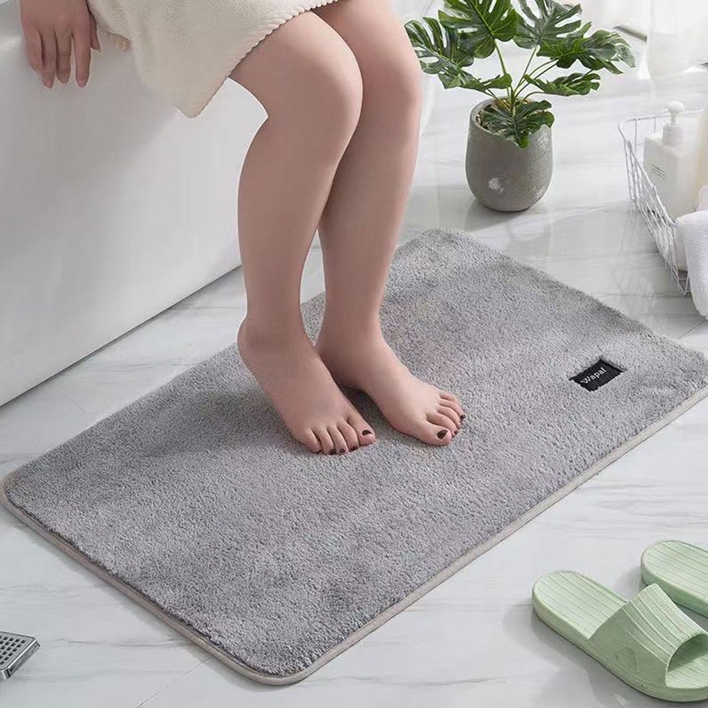 Memory Foam Bathroom Mat Absorbent Soft Comfort Non Slip Bath Mats(60