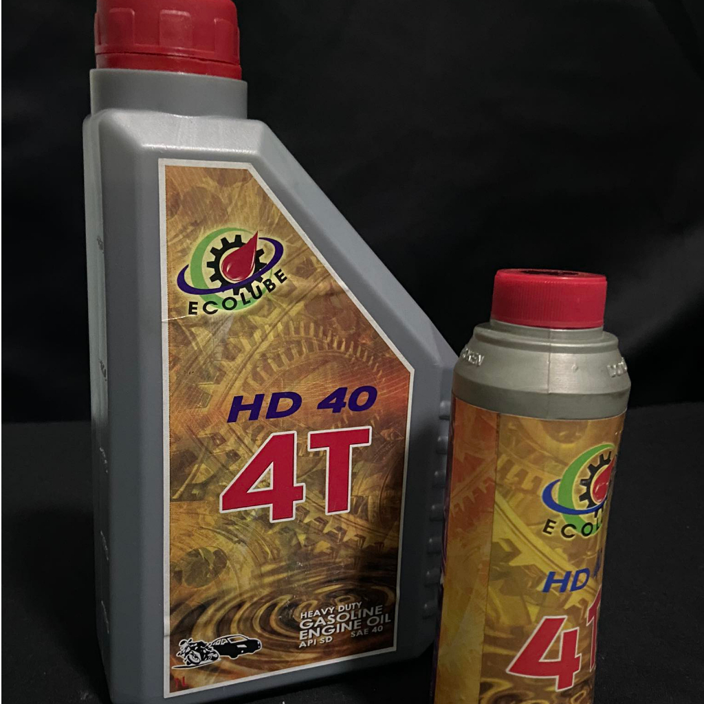 ECOLUBE HD40 4T heavy duty gasoline engine oil Shopee Philippines