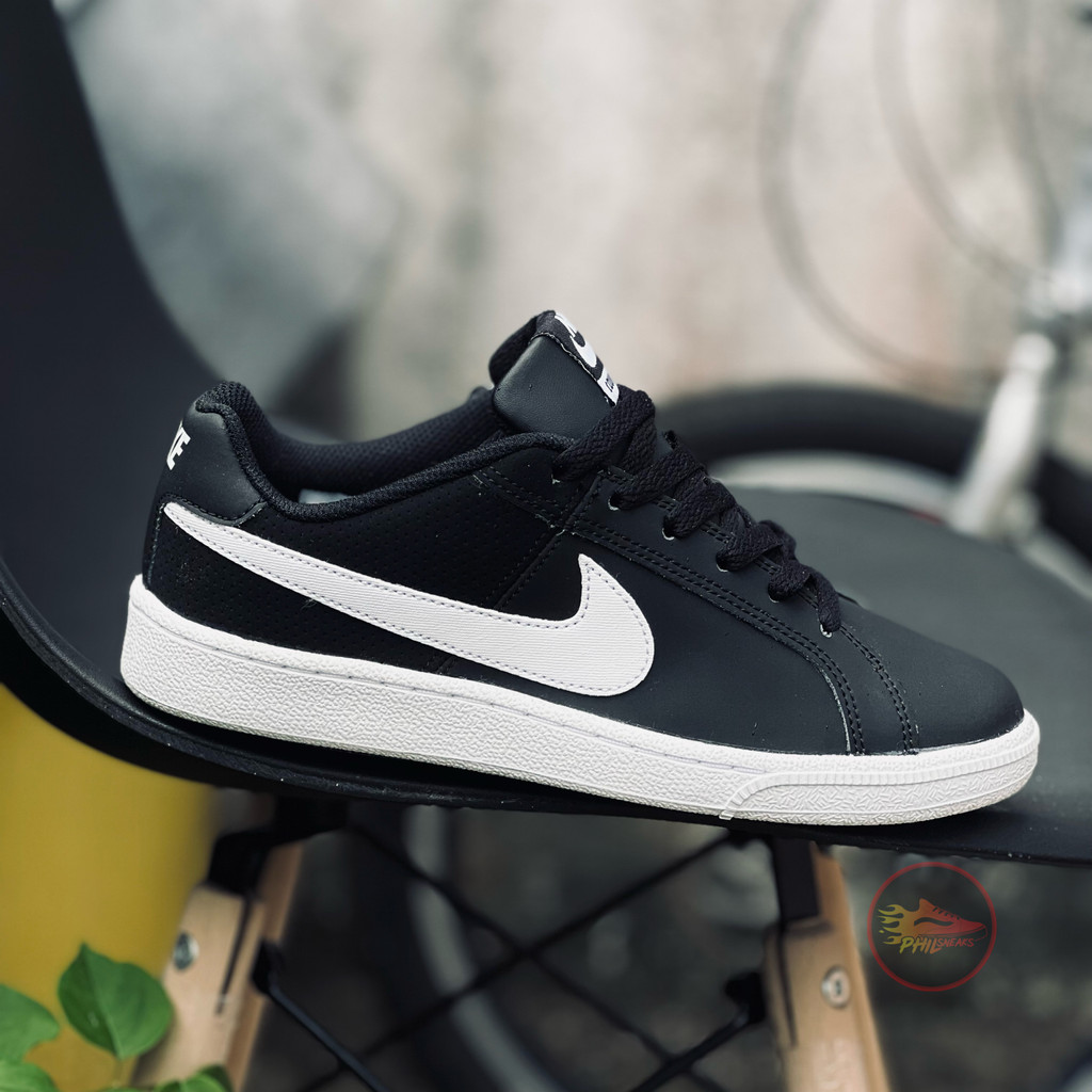 nike court royale black sneakers