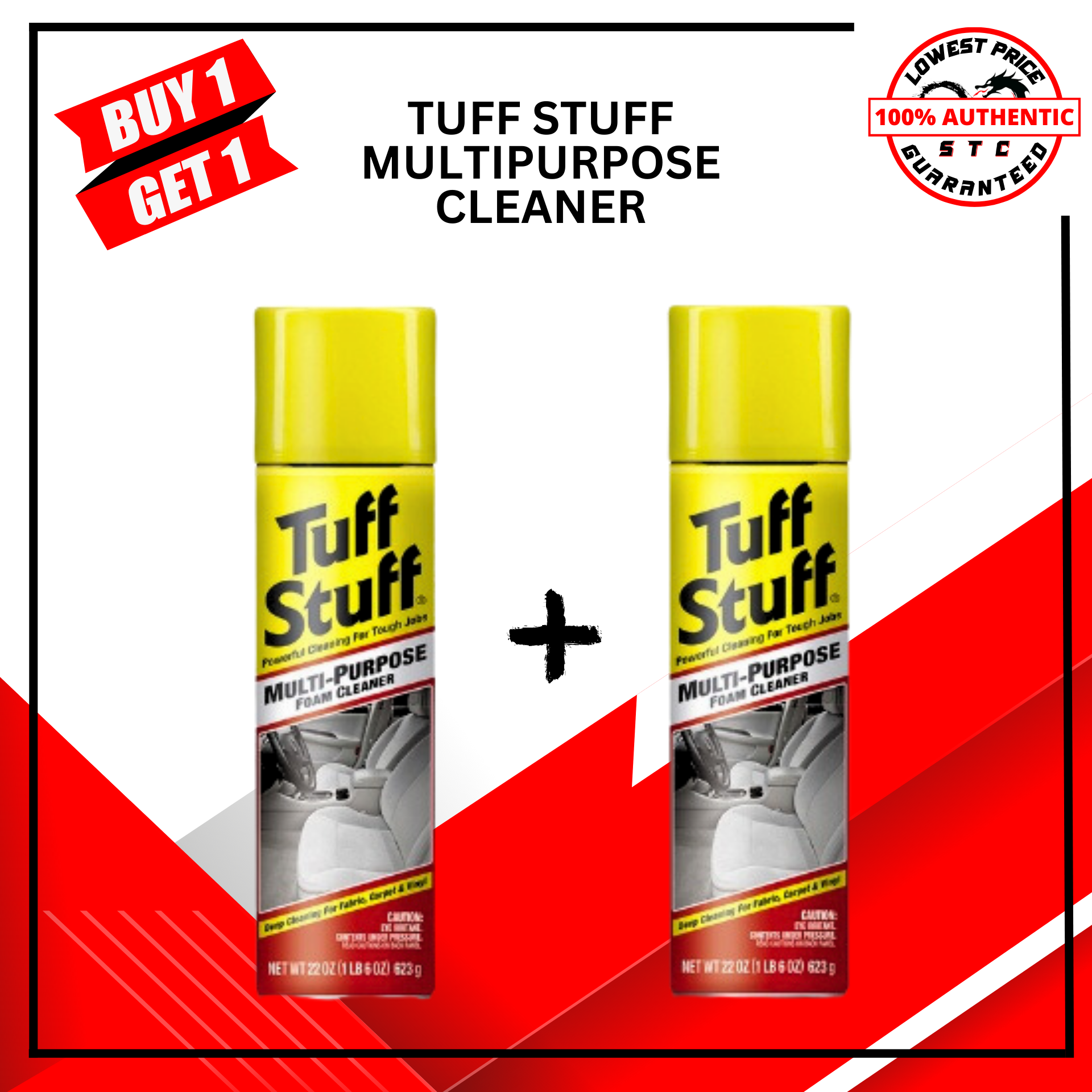 TUFF STUFF MULTIPURPOSE FOAM CLEANER 22 OZ BUY 1 take 1 Shopee