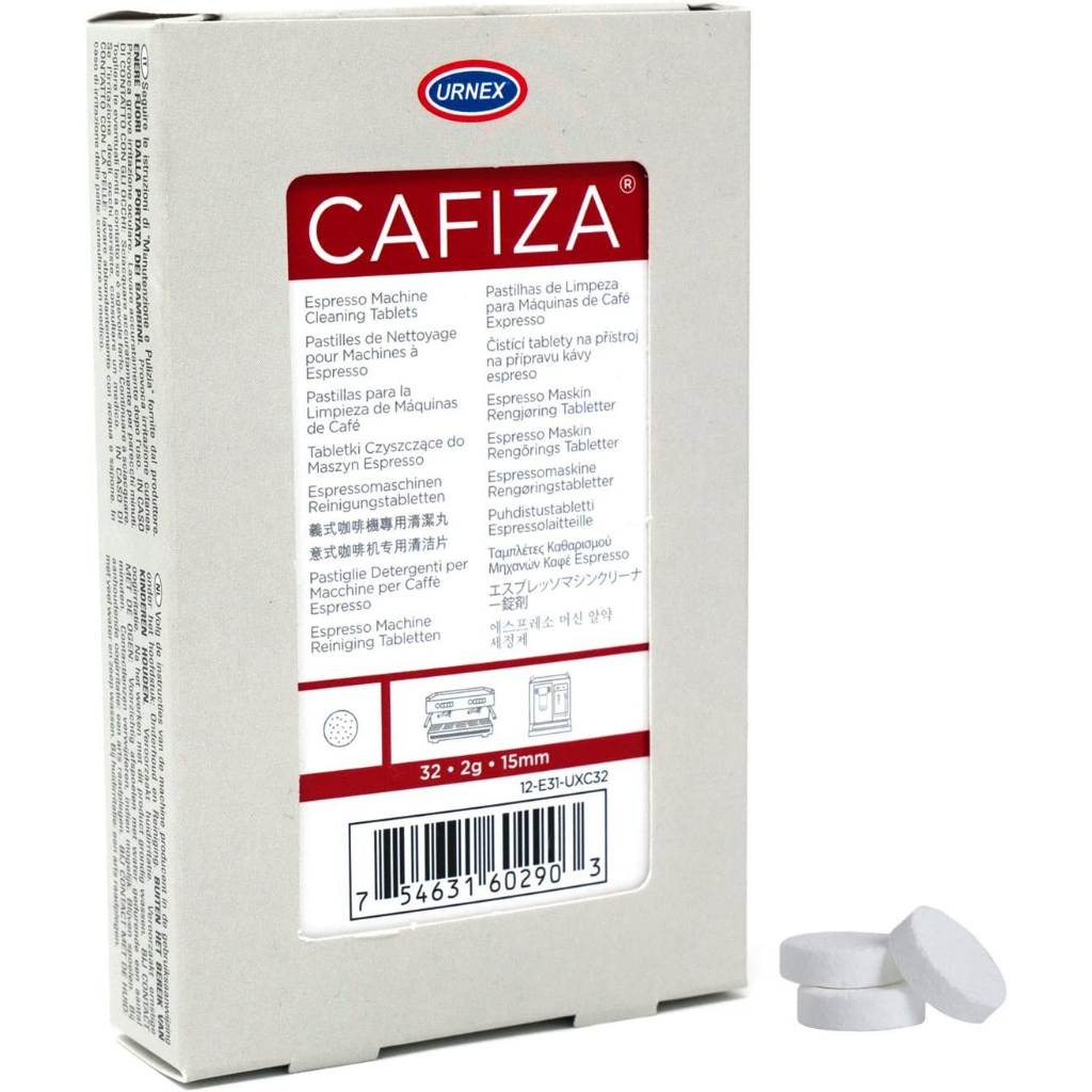 Urnex Cafiza Espresso Machine Cleaning Tablets Blister Pack 2g per tab