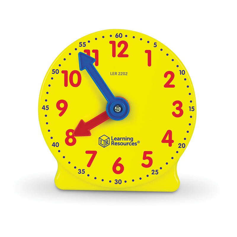 Learning Resources Smart Pack 4" Clock, Yellow | Shopee Philippines