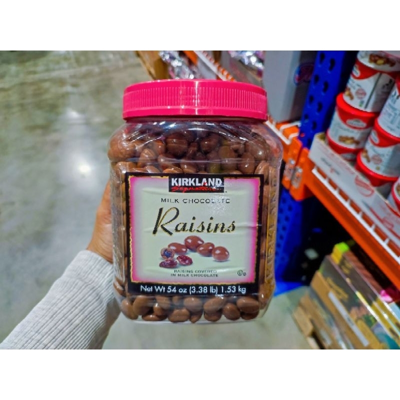 Kirkland Signature Milk Chocolate Covered Raisins 1.53kg Shopee