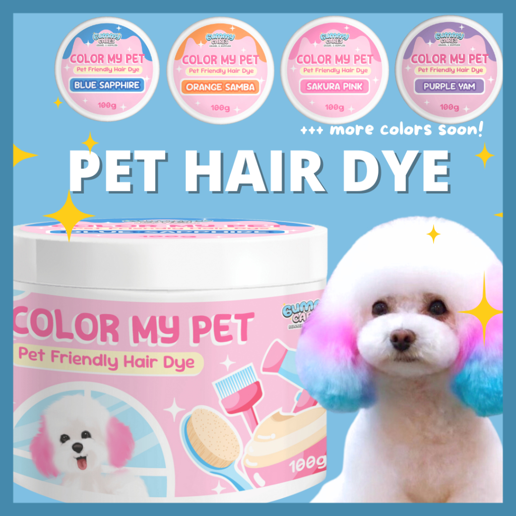 Color My Pet Professional Pet Hair Dye Color Cream Dog Cat NON TOXIC ...