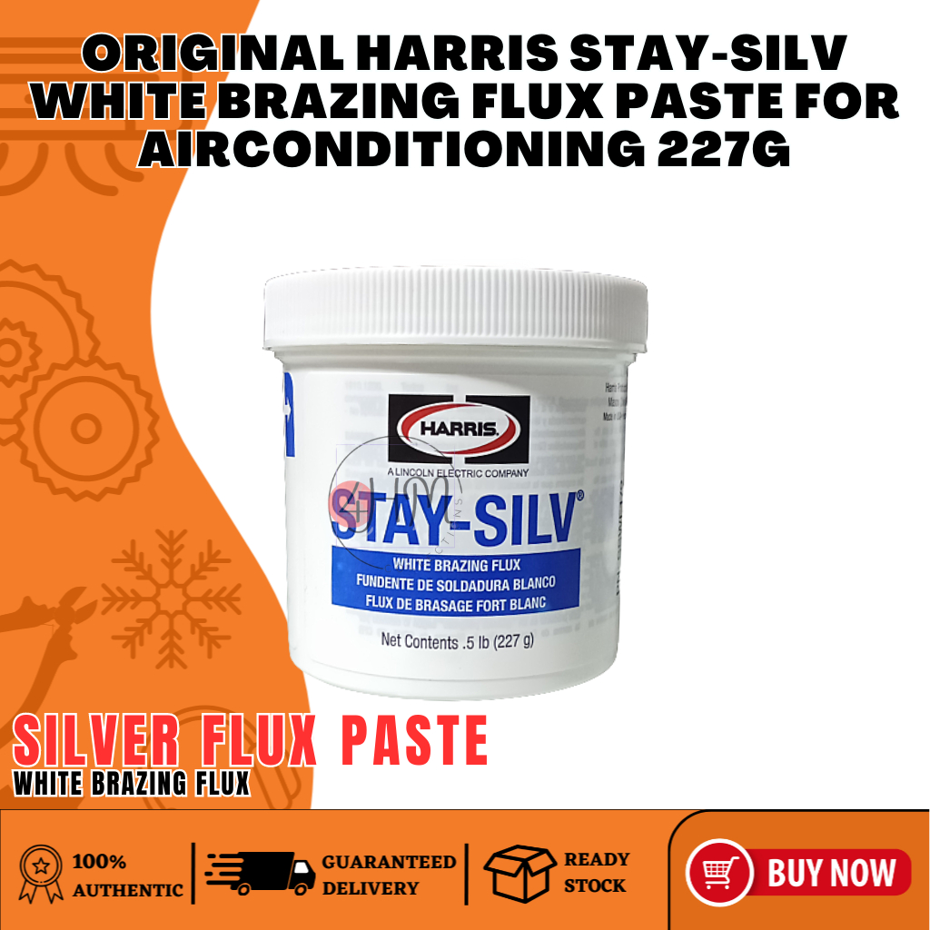 4HMC ORIGINAL HARRIS STAYSILV WHITE BRAZING FLUX PASTE FOR
