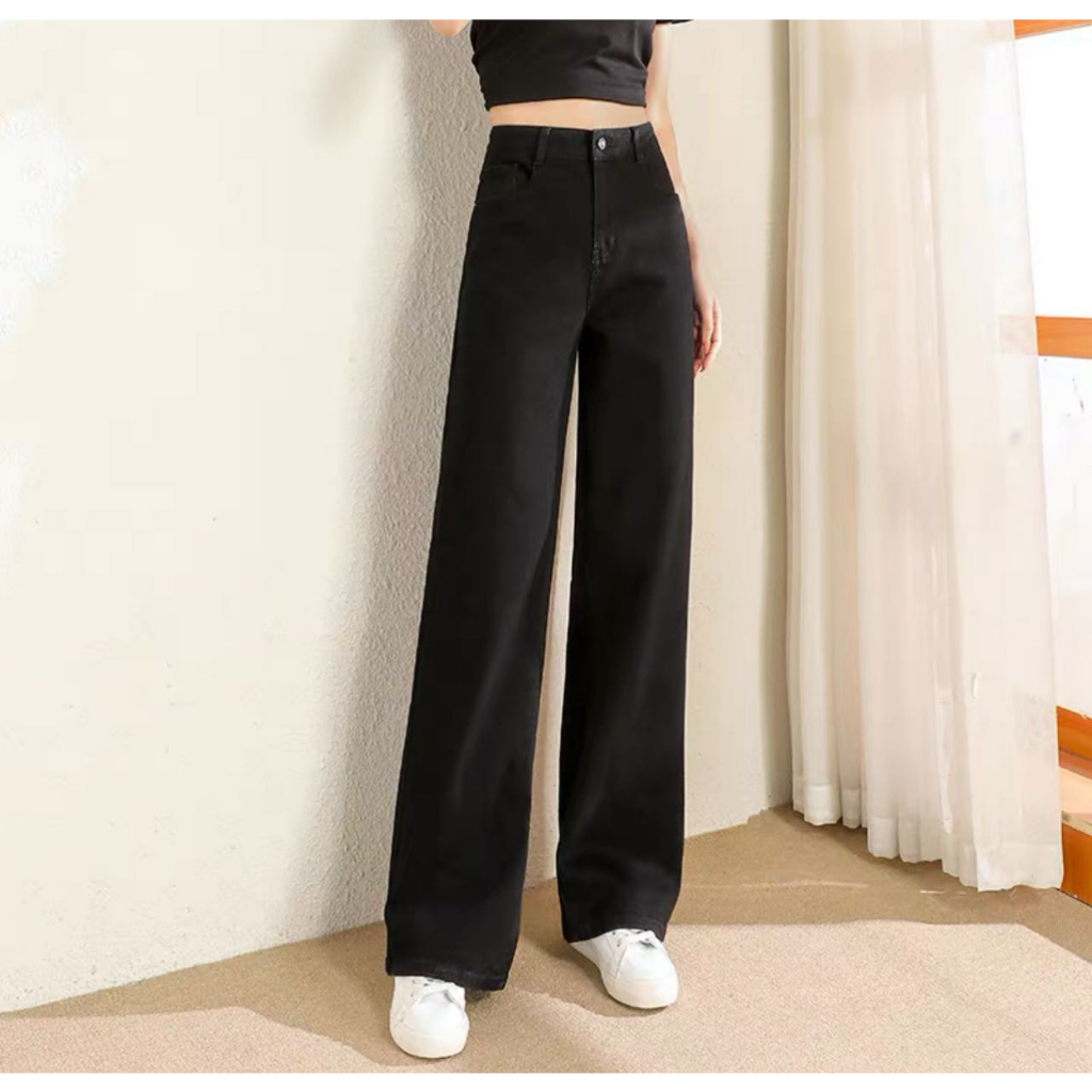 Mom jeans ladies new style Korea fashion boyfriend jeans | Shopee ...