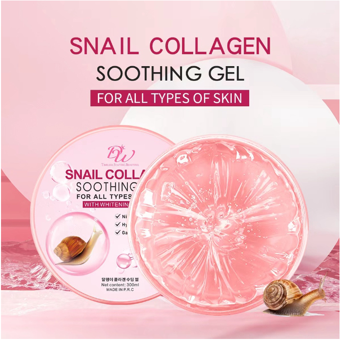 DW Snail Collagen Aloe Vera Gel Soothing Gel Moisturizing Brightrning