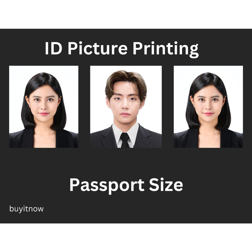 Cod Id Photo Print 1x1 2x2 Passport Size Per Piece Printing Only Satin Matte 260gsm Shopee 3629