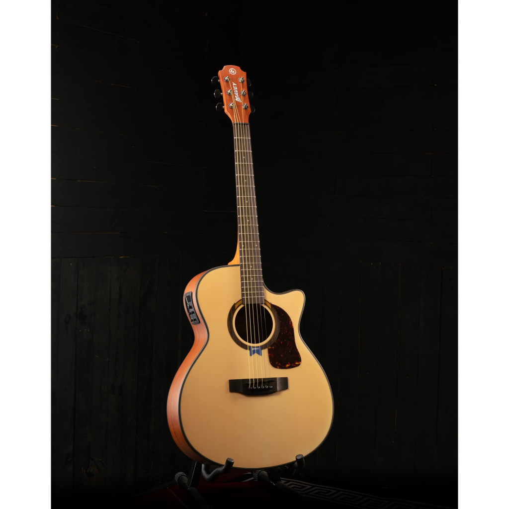Mavey 40’ Acoustic Guitar with Trussrod and Builtin Pickup Tuner