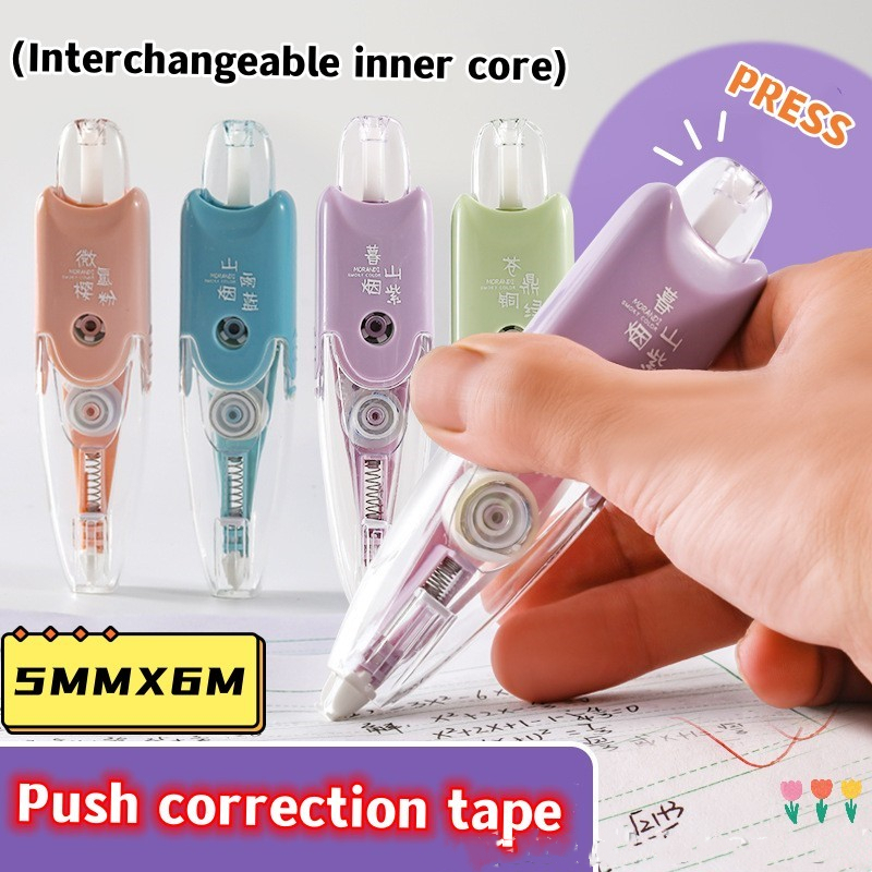 Correction Tape Retractable Refillable correction tape School Supplies ...