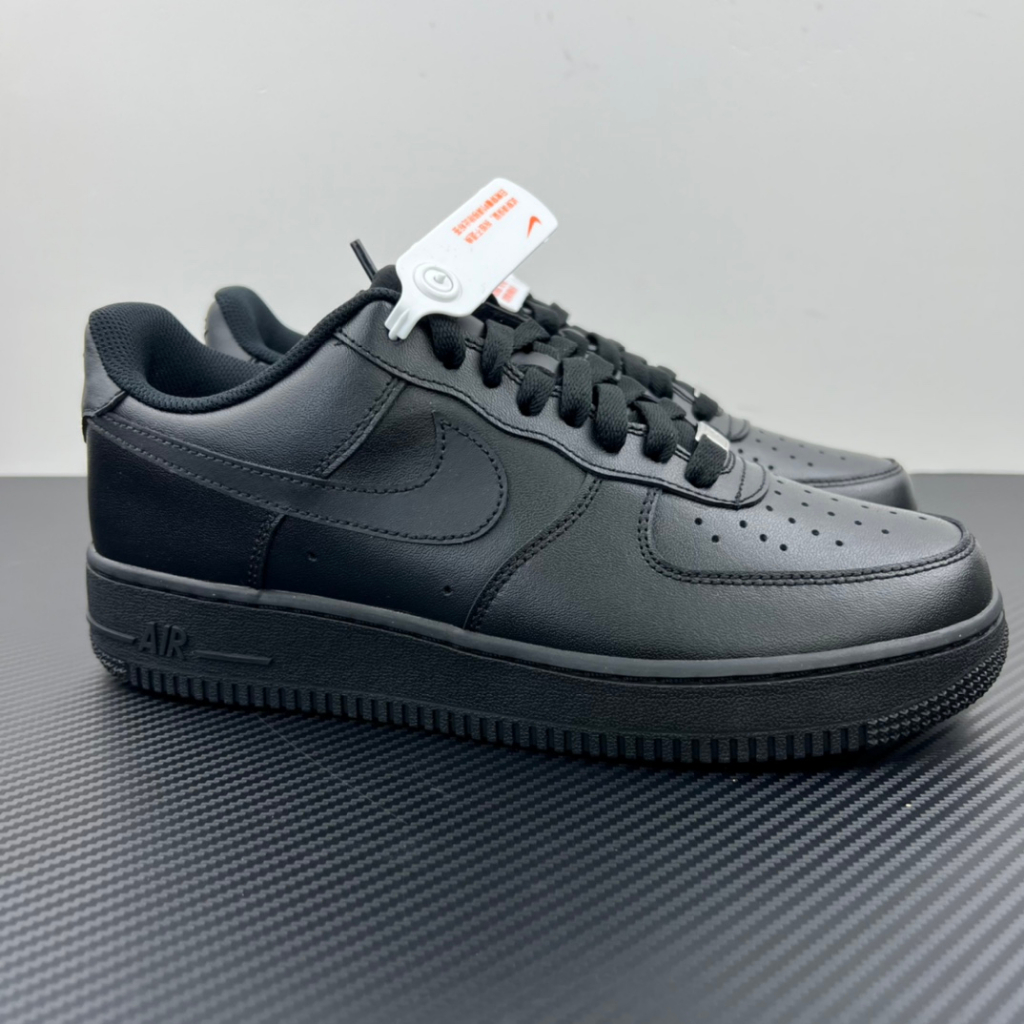 (UA) Nike Air Force 1 Low '07 Triple Black (G-Sadesa) Basketball ...