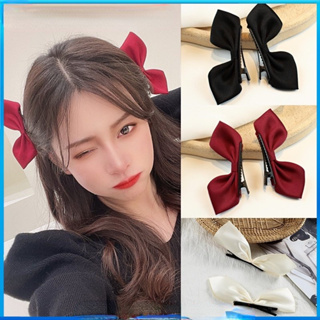 4/6/10Pcs Bow Hairclips Girls Y2K Small Bow Barrettes Women Simple